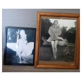 (2) Marlin Monroe Photos In Frames