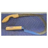 Vintage Hand Sickle & Hand Saw