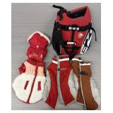 Medium Doggy Life Vest & Assorted Coats