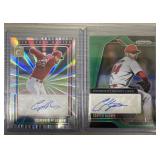 (2) Cooper Hjerpe Autographed Prizm Holo Cards