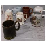 Variety of Vintage Beer Mugs