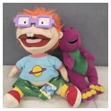 Rugrats & Barny Stuffed Toys