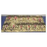 (12) Gold Michael Jordan Cards