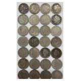 (28) Various Liberty Nickels