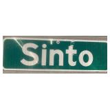 ï¿½Sintoï¿½ Reflective Street Sign