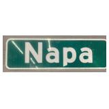 ï¿½Napaï¿½ Reflective Street Sign