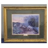 Large Framed Clark Kelly Price Picture