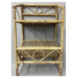 Wicker 2-Tier Shelf