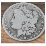 1886-O Morgan Silver Dollar