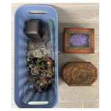 Assortment of Fashion Jewelry w/ (2) Boxes