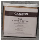 Cannon 4-Piece Sheet Set Sealed