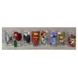 (8) Walt Disney Drinking Glasses