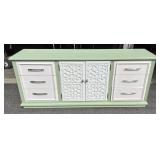 Atq 9-Drawer Mediterranean Ornate Dresser
