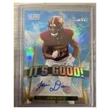 Autographed Score Jamin Davis Holographic Card