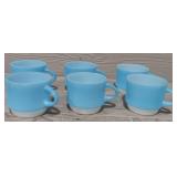 (6) Vintage Fire King Anchor Hocking Coffee Cups