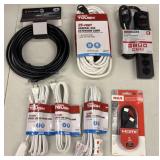 Extension, Coax Cable & HDMI Cords UNUSED
