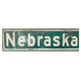 ï¿½Nebraskaï¿½  Street Sign