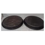 (2) Pizza Trays