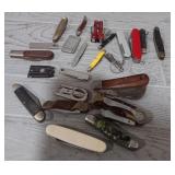 Variety of Pocket Knives