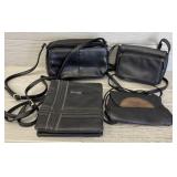 (4) Small Womenï¿½s Black Purses