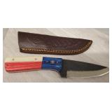 Steel Fixed Blade Knife w/ Sheath #2