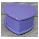 Heart Shape Jewelry Box With Jewelry