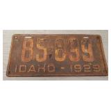 1929 Idaho License Plate