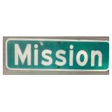 ï¿½Missionï¿½ Street Sign