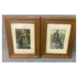 (2) Western Pictures w/ Frames