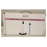 AH Paper Towel Holder w/ Spray Bottle Sealed