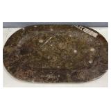 1950ï¿½s Ammonite Fossil Stone  Platter