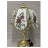 Vintage Rose & Butterfly Lamp