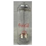Glass Coca-Cola Straw Holder