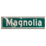 ï¿½Magnoliaï¿½ Reflective Street Sign
