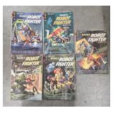 (5) Various Gold Key Robot Fighter Comic Books