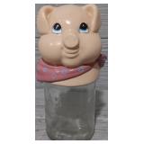 1950s Mason Jar With Pigs Head Lid Topper