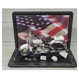 Die-cast Police Harley-Davidson