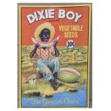 Dixie Boy Metal Sign
