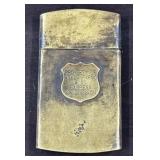 Brass Wells Fargo Match Safe
