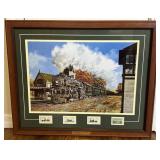 Southwestern Limited Framed Print w/Comm. Stamps