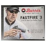 New Burris FastFire 3 Red Dot Reflex Sight