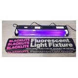 Blacklite Fluorescent Light Fixture