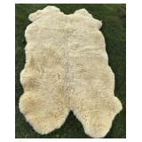 Off-White Sheepskin Rug