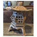 Vintage Cast Iron Asian Candle Holder