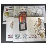 (7) Pop Manga & Oracle Series Coloring Books