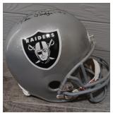 Signed Raiders Football Helmet