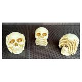 Hear, Speak & See No Evil Skulls