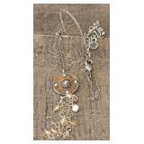 Vintage Sterling Silver Trifari Necklace & Pendant