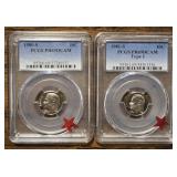 1980-S & 1981-S Roosevelt Dimes: PCGS PR69DCAM