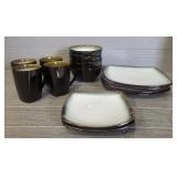 (14)  Better Homes & Gardens Stoneware Dish Set